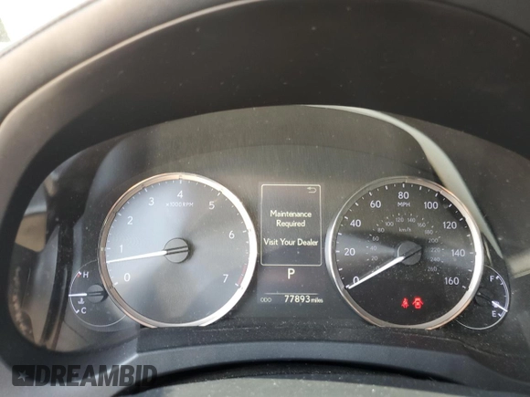 2017 Lexus IS 300 with VIN JTHCM1D22H5016393, listed as a Copart auction lot 59848545 with 77,893 mi miles and Salvage title. Bid and sale history available at DreamBid. Image 9.