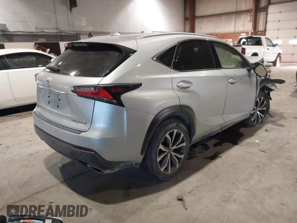 2016 Lexus NX 200t with VIN JTJBARBZ5G2068764, listed as a IAAI auction lot 41414671 with 100,592 mi miles and . Bid and sale history available at DreamBid. Image 4.