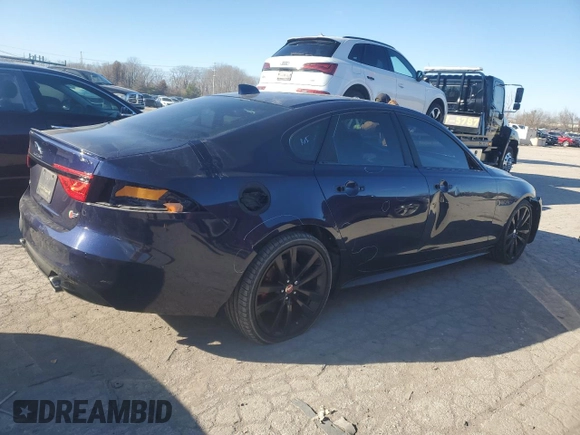2017 Jaguar XF S with VIN SAJBG4BV0HCY34186, listed as a Copart auction lot 83803004 with 64,915 mi miles and Salvage Title. Bid and sale history available at carsss.com. Image 3.