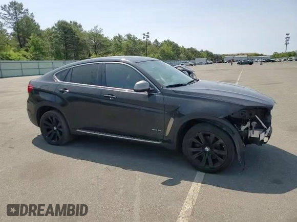 2017 BMW X6 xDrive35i with VIN 5UXKU2C3XH0U28599, listed as a Copart auction lot 53713523 with 78,052 mi miles. Bid and sale history available at carsss.com. Image 12.