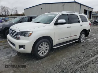 2019 Toyota Sequoia Platinum with VIN 5TDDY5G11KS168154, listed as a Copart auction lot 84562834 with 80,463 mi miles and Salvage Title. Bid and sale history available at carsss.com. Image 1.