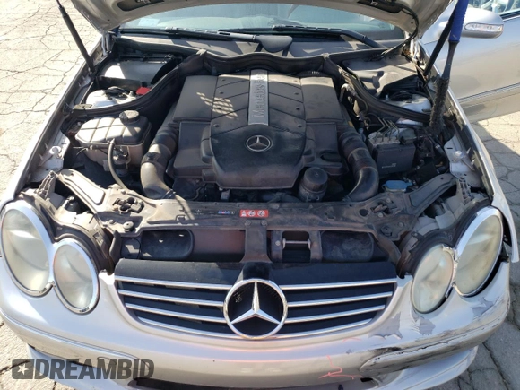 2005 Mercedes-Benz CLK 500 with VIN WDBTK75G45T048451, listed as a Copart auction lot 71526504 with 112,668 mi miles and Salvage Title. Bid and sale history available at DreamBid. Image 11.