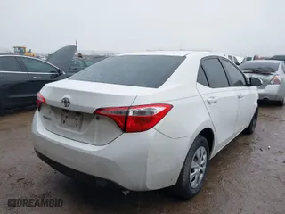 2016 Toyota Corolla L with VIN 5YFBURHE5GP412741, listed as a IAAI auction lot 41410037 with 71,410 mi miles. Bid and sale history available at carsss.com. Image 4.