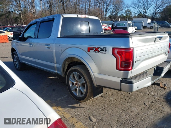 2015 Ford F-150 XLT with VIN 1FTEW1EG6FFB87220, listed as a IAAI auction lot 41246855 with 151,968 mi miles. Bid and sale history available at carsss.com. Image 3.