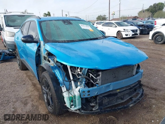 2025 Chevrolet Trax ACTIV with VIN KL77LKEP6SC073721, listed as a IAAI auction lot 41657558 with 11,743 mi miles. Bid and sale history available at carsss.com. Image 1.