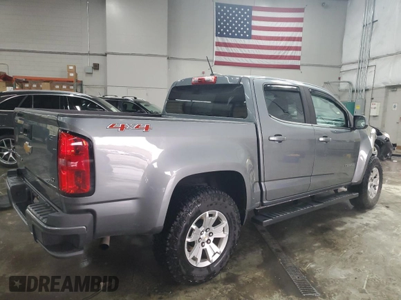 2020 Chevrolet Colorado 4WD LT with VIN 1GCGTCEN9L1190780, listed as a Copart auction lot 44585105 with 78,260 mi miles and Salvage Title. Bid and sale history available at carsss.com. Image 3.