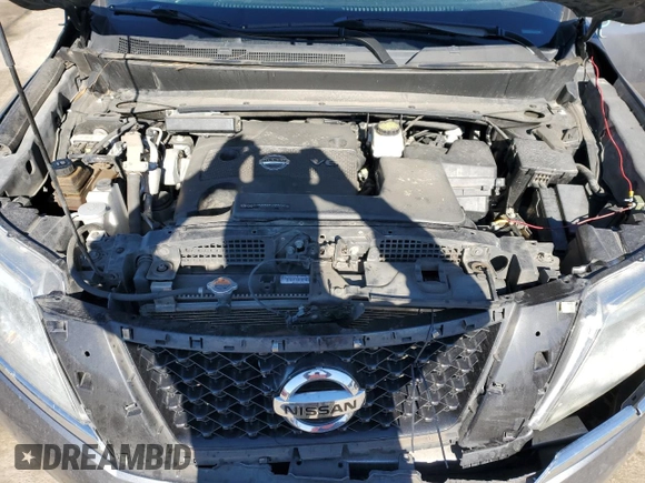 2016 Nissan Pathfinder S with VIN 5N1AR2MN5GC667968, listed as a Copart auction lot 89003405 with 156,253 mi miles and Salvage Title. Bid and sale history available at carsss.com. Image 14.