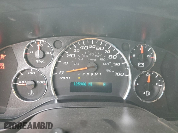 2014 Chevrolet Express Passenger LT with VIN 1GAZG1FG3E1205688, listed as a Copart auction lot 50937455 with 125,906 mi miles and Salvage title. Bid and sale history available at DreamBid. Image 9.