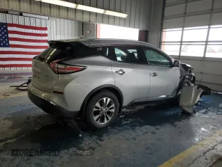 2017 Nissan Murano SL with VIN 5N1AZ2MH0HN117416, listed as a Copart auction lot 84603734 with 130,567 mi miles and Clean Title. Bid and sale history available at carsss.com. Image 3.