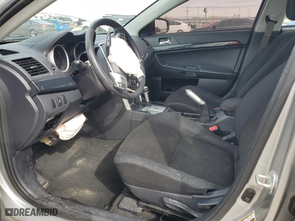 2017 Mitsubishi Lancer ES with VIN JA32U2FUXHU007558, listed as a Copart auction lot 47602055 with 156,130 mi miles and Salvage Title. Bid and sale history available at carsss.com. Image 7.