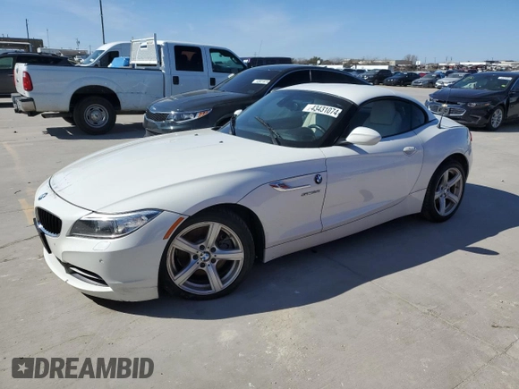 2016 BMW Z4 sDrive28i with VIN WBALL5C59G5A20236, listed as a Copart auction lot 43431074 with 0 mi miles. Bid and sale history available at carsss.com. Image 1.