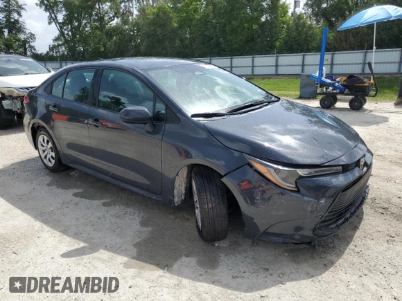 2024 Toyota Corolla LE with VIN 5YFB4MDE5RP095958, listed as a Copart auction lot 59895375 with 44,388 mi miles and Clean title. Bid and sale history available at DreamBid. Image 4.