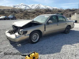 2002 Mercury Grand Marquis LS Premium with VIN 2MEFM75W42X656516, listed as a Copart auction lot 46897365 with 162,861 mi miles and Salvage Title. Bid and sale history available at DreamBid. Image 1.