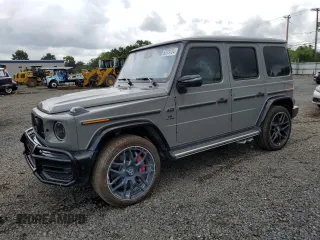 2023 Mercedes-Benz G with VIN W1NYC7HJ3PX477936, listed as a Copart auction lot 60379704 with 2,858 mi miles and Salvage Title. Bid and sale history available at carsss.com. Image 1.