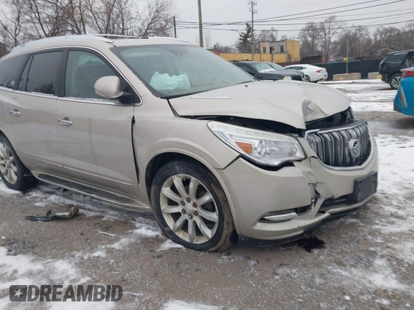 2014 Buick Enclave Premium with VIN 5GAKVCKD0EJ224433, listed as a IAAI auction lot 41566093 with 151,862 mi miles and . Bid and sale history available at DreamBid. Image 1.