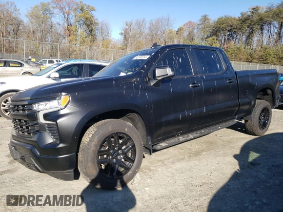 2024 Chevrolet Silverado 1500 RST with VIN 1GCUDEED5RZ158664, listed as a Copart auction lot 82283554 with 15,493 mi miles and Salvage Title. Bid and sale history available at carsss.com. Image 1.