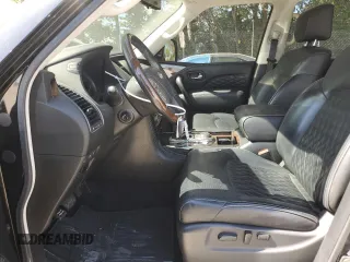 2018 Infiniti QX80 with VIN JN8AZ2NE9J9192420, listed as a Copart auction lot 71944594 with 74,376 mi miles and Salvage Title. Bid and sale history available at carsss.com. Image 7.