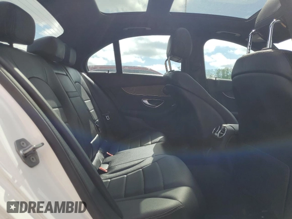 2017 Mercedes-Benz C 300 with VIN 55SWF4KB2HU226485, listed as a Copart auction lot 55952755 with 62,589 mi miles and Salvage title. Bid and sale history available at DreamBid. Image 10.