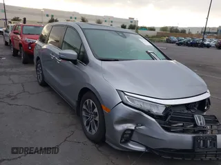 2022 Honda Odyssey EX-L with VIN 5FNRL6H77NB041754, listed as a IAAI auction lot 41791425 with 15,306 mi miles and . Bid and sale history available at DreamBid. Image 1.