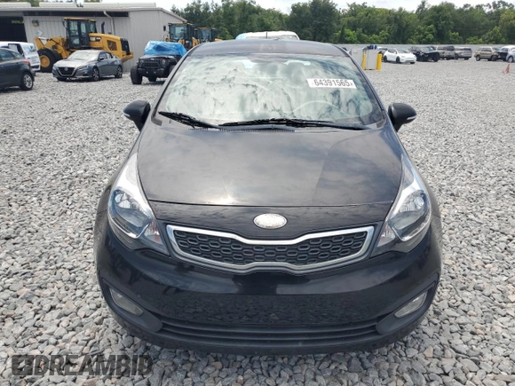 2013 Kia Rio EX with VIN KNADN4A38D6208940, listed as a Copart auction lot 64391565 with 138,628 mi miles and Clean title. Bid and sale history available at DreamBid. Image 5.