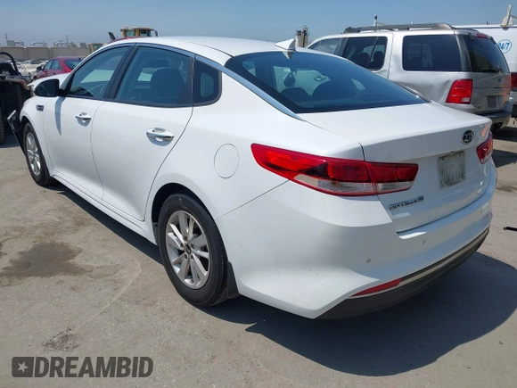 2016 Kia Optima LX with VIN 5XXGT4L31GG081280, listed as a IAAI auction lot 42721927 with 77,980 mi miles and . Bid and sale history available at DreamBid. Image 3.