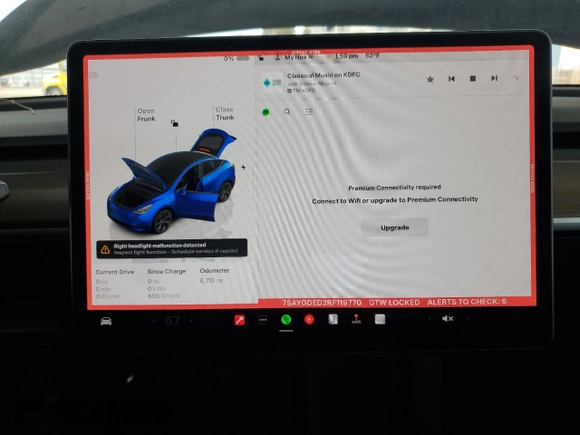 2024 Tesla Model Y с VIN 7SAYGDED2RF119770, выставлен на аукционе Copart как лот 53520875 с пробегом 6 712 миль миль и Списание • Salvage title. История ставок и продаж доступна на DreamBid. Изображение 9.
