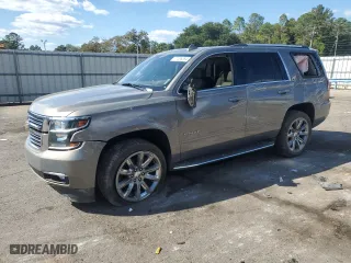2018 Chevrolet Tahoe Premier with VIN 1GNSCCKCXJR278899, listed as a Copart auction lot 77006384 with 123,656 mi miles and Salvage Title. Bid and sale history available at carsss.com. Image 1.