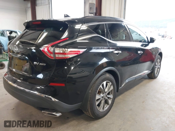 2018 Nissan Murano SL with VIN 5N1AZ2MH7JN132341, listed as a IAAI auction lot 41838334 with 79,516 mi miles. Bid and sale history available at carsss.com. Image 4.