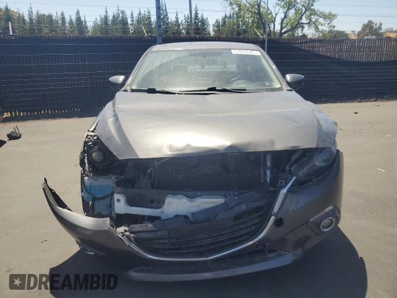 2014 Mazda 3 S Touring with VIN JM1BM1V39E1145478, listed as a Copart auction lot 57860645 with 55,322 mi miles and Salvage title. Bid and sale history available at DreamBid. Image 5.