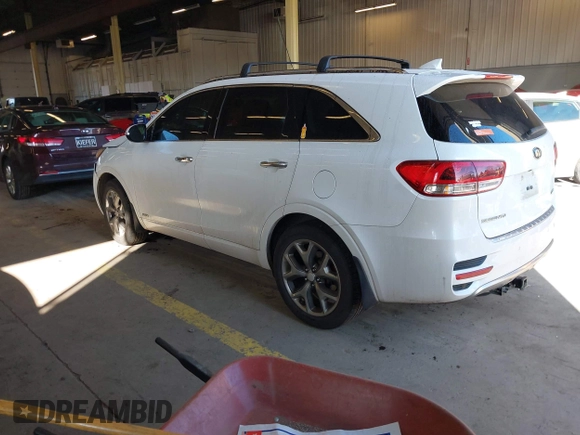 2016 Kia Sorento SX with VIN 5XYPKDA51GG183763, listed as a IAAI auction lot 41513849 with 164,269 mi miles. Bid and sale history available at carsss.com. Image 3.