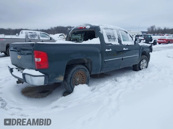 2013 Chevrolet Silverado 1500 LT with VIN 3GCPKSE75DG204580, listed as a IAAI auction lot 41239004 with 1 mi miles. Bid and sale history available at carsss.com. Image 4.