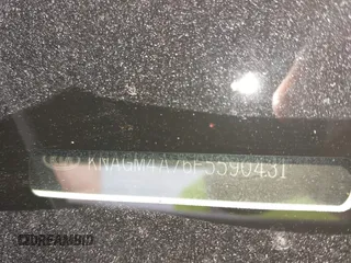 2015 Kia Optima LX with VIN KNAGM4A76F5590431, listed as a IAAI auction lot 41434500 with 123,052 mi miles. Bid and sale history available at carsss.com. Image 9.