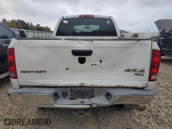2006 Dodge Ram 2500 SLT with VIN 3D7KS29C96G228052, listed as a Copart auction lot 77163354 with 302,231 mi miles and Salvage Title. Bid and sale history available at carsss.com. Image 6.