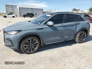 2024 Infiniti QX50 Sport with VIN 3PCAJ5FBXRF114271, listed as a Copart auction lot 56217975 with 18,420 mi miles and Salvage title. Bid and sale history available at DreamBid. Image 1.