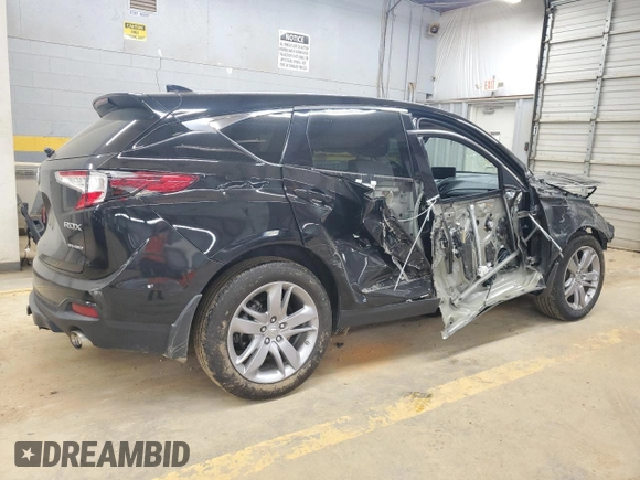 2021 Acura RDX Advance with VIN 5J8TC2H72ML001156, listed as a Copart auction lot 68787134 with 71,548 mi miles and Salvage Title. Bid and sale history available at DreamBid. Image 3.