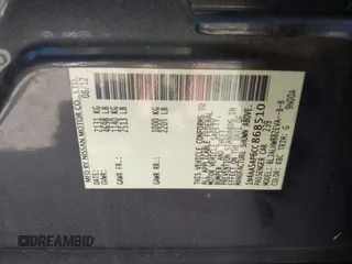 2012 Nissan Maxima SV z VIN 1N4AA5AP6CC868510, wystawiony jako IAAI lot #42078370 z przebiegiem 173 124 mil mil oraz . Historia ofert i sprzedaży dostępna na DreamBid. Obrazek 9.