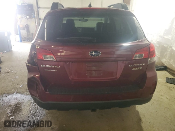 2011 Subaru Outback 2.5i Limited Pwr Moon with VIN 4S4BRBKC4B3335633, listed as a Copart auction lot 54134315 with 136,936 mi miles and Salvage Title. Bid and sale history available at carsss.com. Image 6.