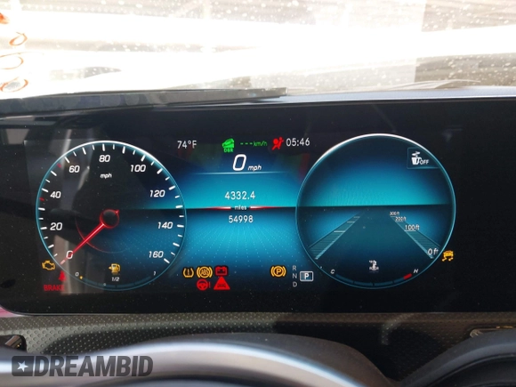 2021 Mercedes-Benz A 220 with VIN W1K3G4EB3MJ284823, listed as a IAAI auction lot 41940239 with 54,998 mi miles and . Bid and sale history available at DreamBid. Image 7.