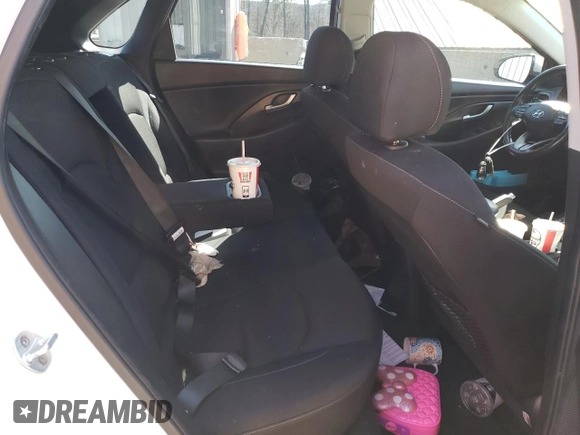 2018 Hyundai Elantra GT with VIN KMHH35LE8JU024888, listed as a Copart auction lot 46637144 with 76,454 mi miles and Salvage Title. Bid and sale history available at carsss.com. Image 10.