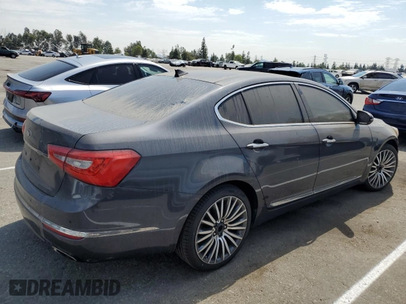 2014 Kia Cadenza Premium with VIN KNALN4D70E5123334, listed as a Copart auction lot 70292344 with 0 mi miles and Clean Title. Bid and sale history available at carsss.com. Image 3.