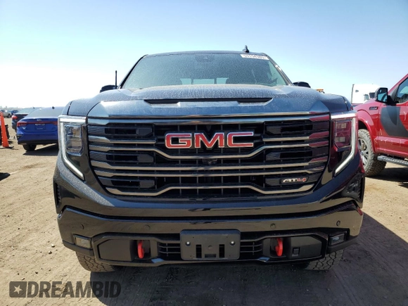 2023 GMC Sierra 1500 AT4 with VIN 1GTUUEE86PZ149679, listed as a Copart auction lot 53154385 with 36,826 mi miles and Salvage title. Bid and sale history available at DreamBid. Image 5.