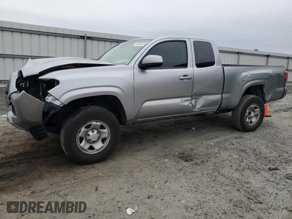 2021 Toyota Tacoma SR with VIN 3TYRX5GN0MT006910, listed as a Copart auction lot 43919765 with 42,273 mi miles and Salvage title. Bid and sale history available at DreamBid. Image 1.