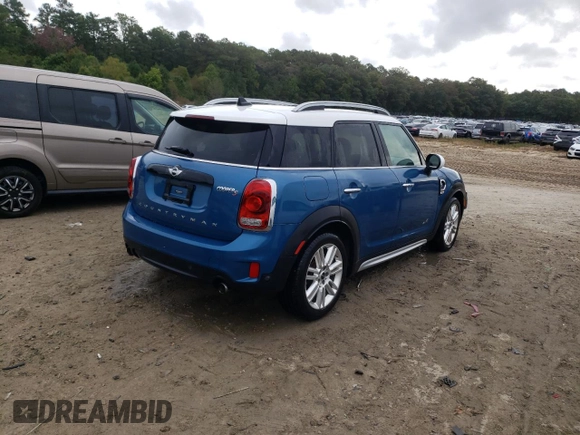 2018 MINI Countryman Cooper S with VIN WMZYT5C34J3E61721, listed as a Copart auction lot 73660274 with 0 mi miles and Salvage Title. Bid and sale history available at carsss.com. Image 3.