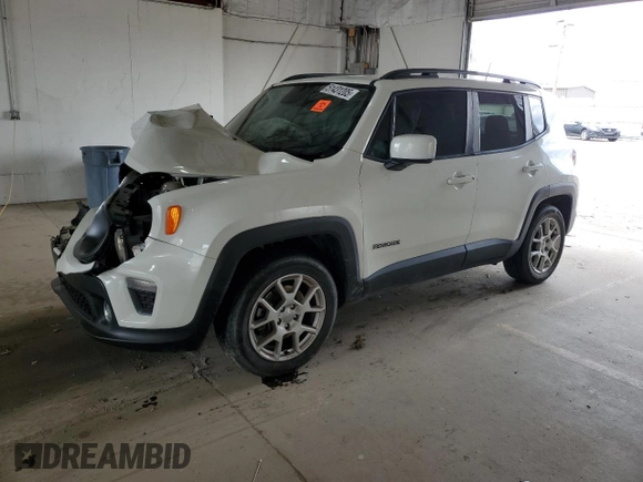 2019 Jeep Renegade Latitude z VIN ZACNJABB0KPJ76094, wystawiony jako Copart lot #51431205 z przebiegiem Nie podano mil oraz Nie do naprawy • Non repairable. Historia ofert i sprzedaży dostępna na DreamBid. Obrazek 1.