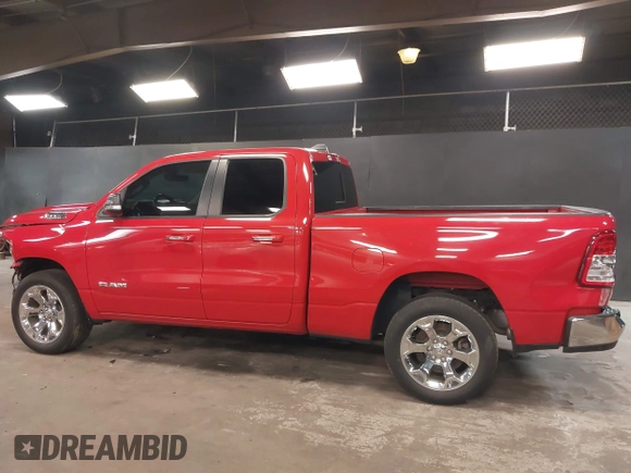 2020 Ram 1500 Big Horn with VIN 1C6SRFBT3LN222815, listed as a IAAI auction lot 41843105 with 45,276 mi miles. Bid and sale history available at carsss.com. Image 15.