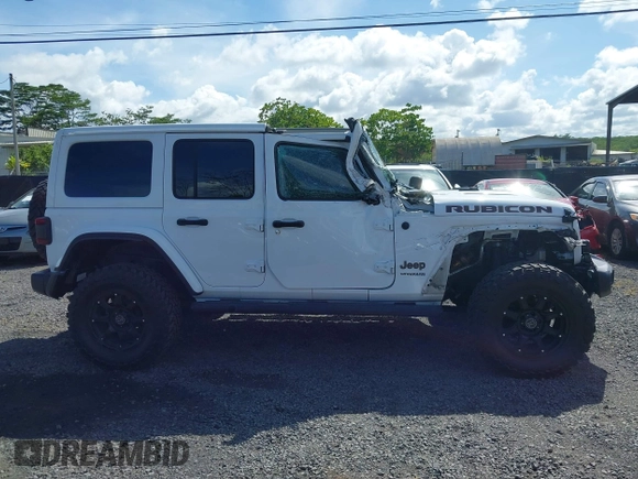 2022 Jeep Wrangler Unlimited Rubicon with VIN 1C4HJXFG8NW130156, listed as a IAAI auction lot 42004630 with 129,313 mi miles and . Bid and sale history available at DreamBid. Image 13.