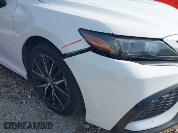 2023 Toyota Camry SE with VIN 4T1G11AK2PU749916, listed as a IAAI auction lot 42014107 with 61,561 mi miles. Bid and sale history available at carsss.com. Image 6.