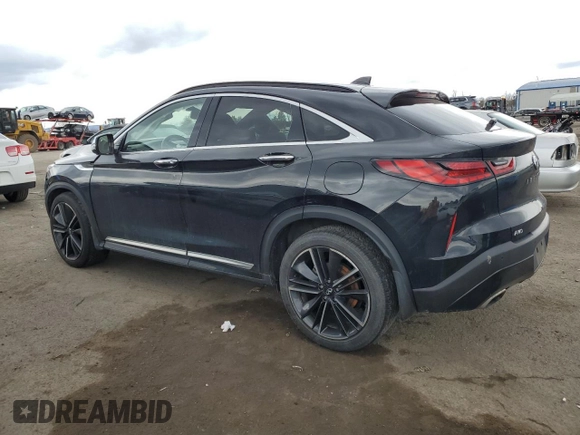 2022 Infiniti QX55 Essential z VIN 3PCAJ5K34NF102691, wystawiony jako Copart lot #47073134 z przebiegiem 19 552 mil mil oraz Szkoda całkowita • Salvage title. Historia ofert i sprzedaży dostępna na DreamBid. Obrazek 2.