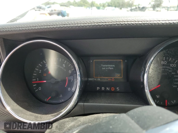 2015 Ford Mustang V6 with VIN 1FATP8EM5F5399184, listed as a Copart auction lot 59179375 with 99,374 mi miles and Salvage title. Bid and sale history available at DreamBid. Image 9.