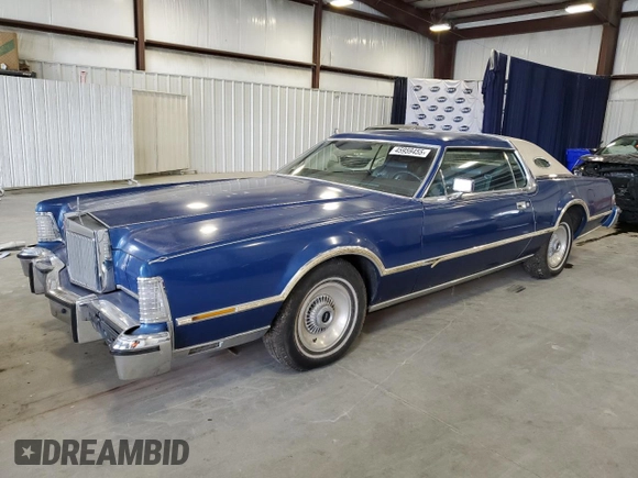 1976 Lincoln Continental with VIN 0000006Y89A895848, listed as a Copart auction lot 45959455 with 33,426 mi miles and Clean Title. Bid and sale history available at DreamBid. Image 1.